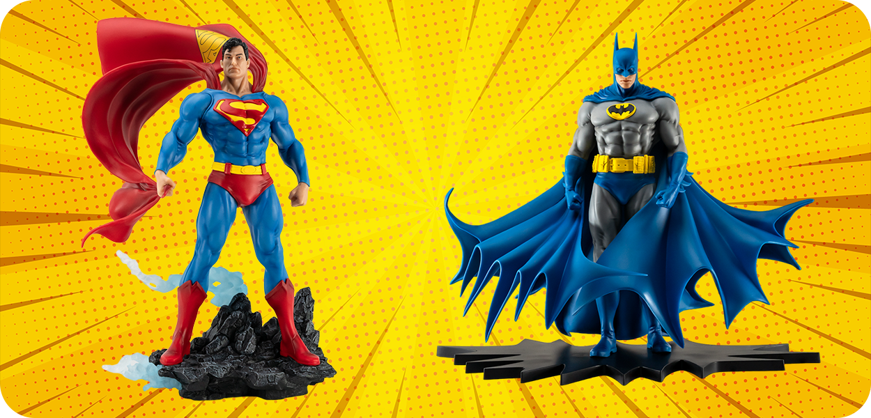 Pure Arts - Superman & Batman Statues