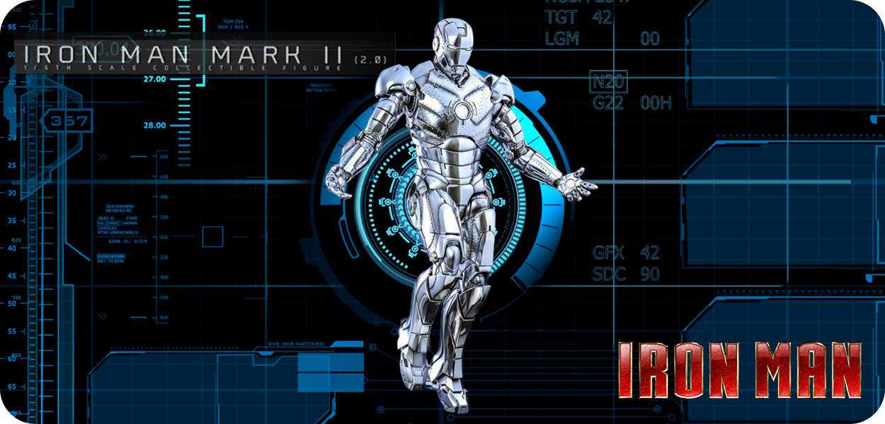 Iron Man - Iron Man Mark II (2.0)<br>1:6 Scale Collectable Action Figure