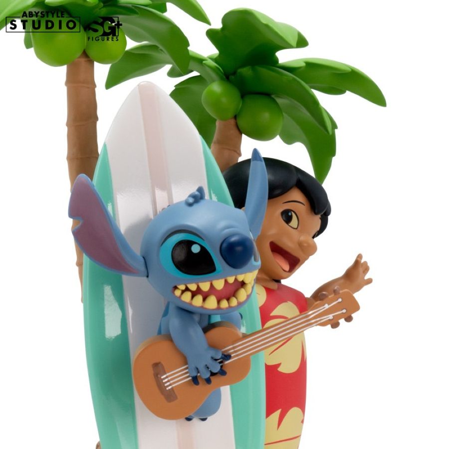 Lilo & Stitch - Lilo & Stitch Surfboard 1:10 Scale Figure | Ikon ...