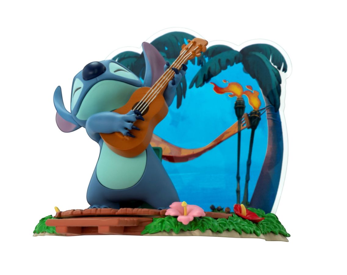 Lilo & Stitch - Stitch (with Guitar) 1:10 Scale Figure | Ikon Collectables