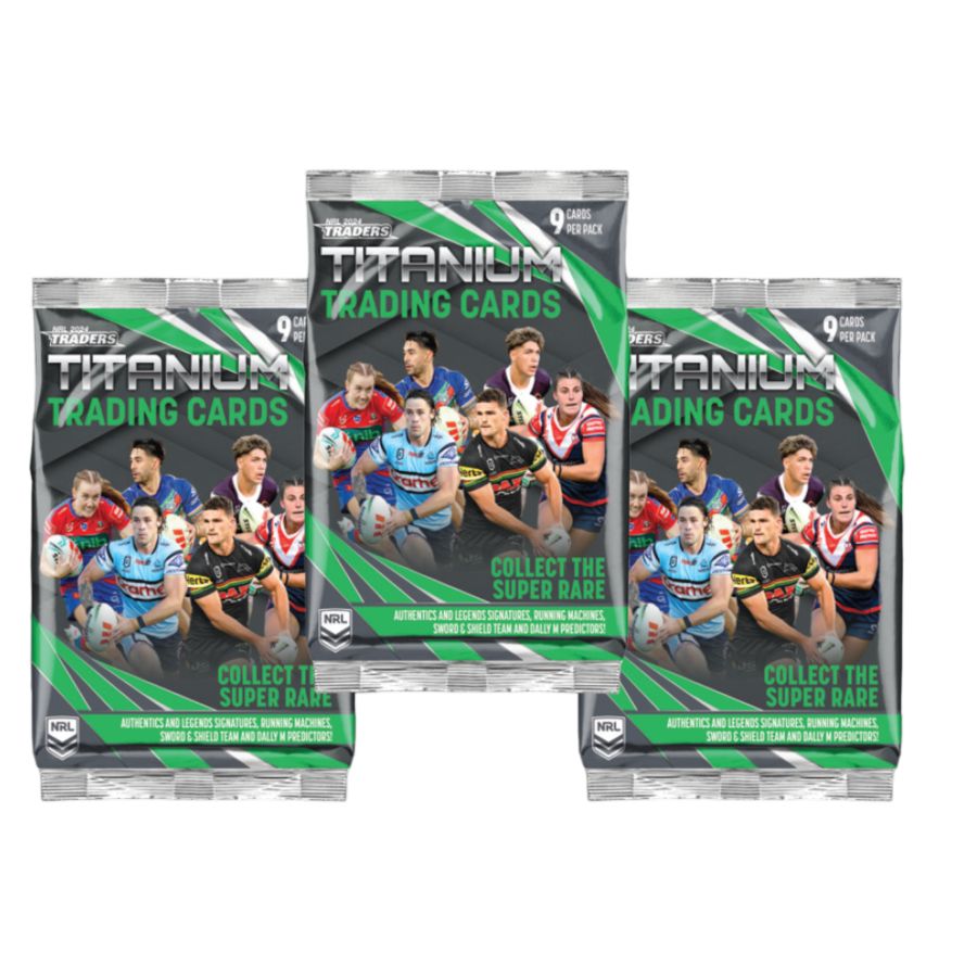 Rugby League 2024 Traders Titanium Hobby Trading Cards (Display of 36