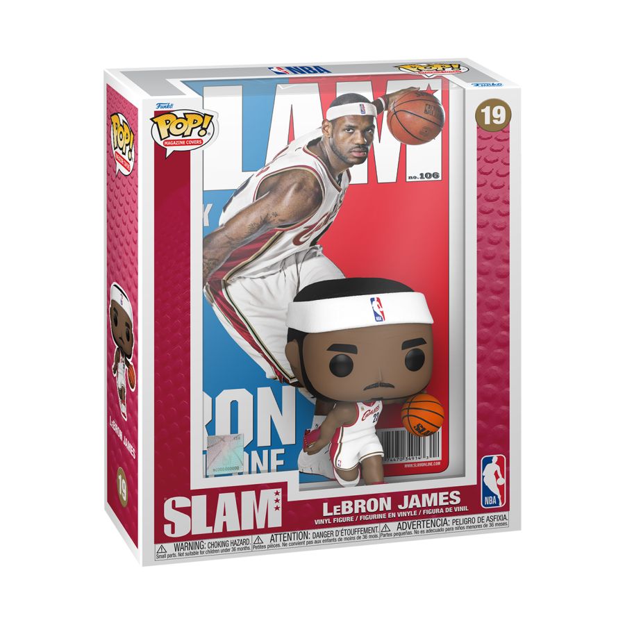 NBA: Slam - LeBron James Pop! Cover | Ikon Collectables