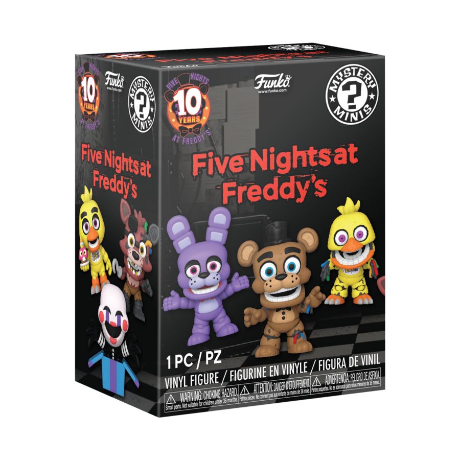 Five Nights at Freddy's - 10th Anniversary Mystery Minis (Display of 12 ...