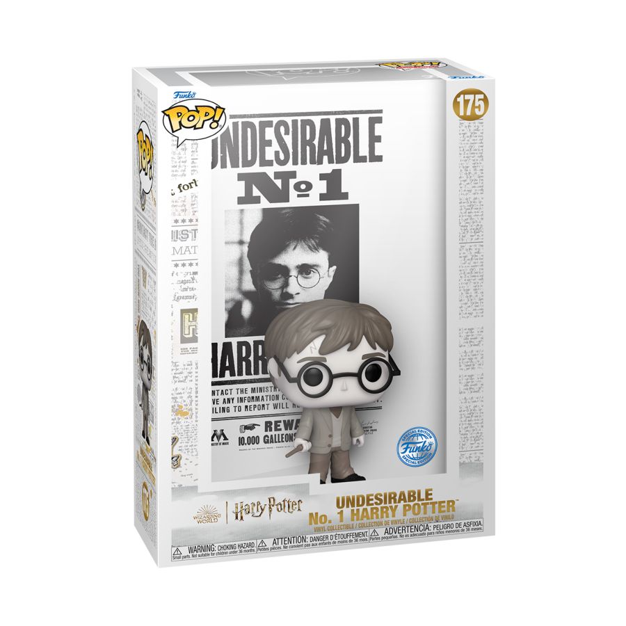 Harry Potter - Harry Wanted Poster US Exclusive Pop! Cover [RS] | Ikon ...