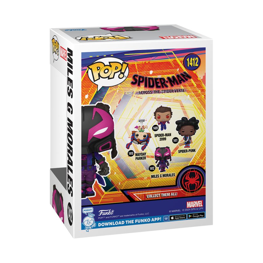 Spider-man: Across The Spider-verse - Miles G Morales (prowler) Pop 