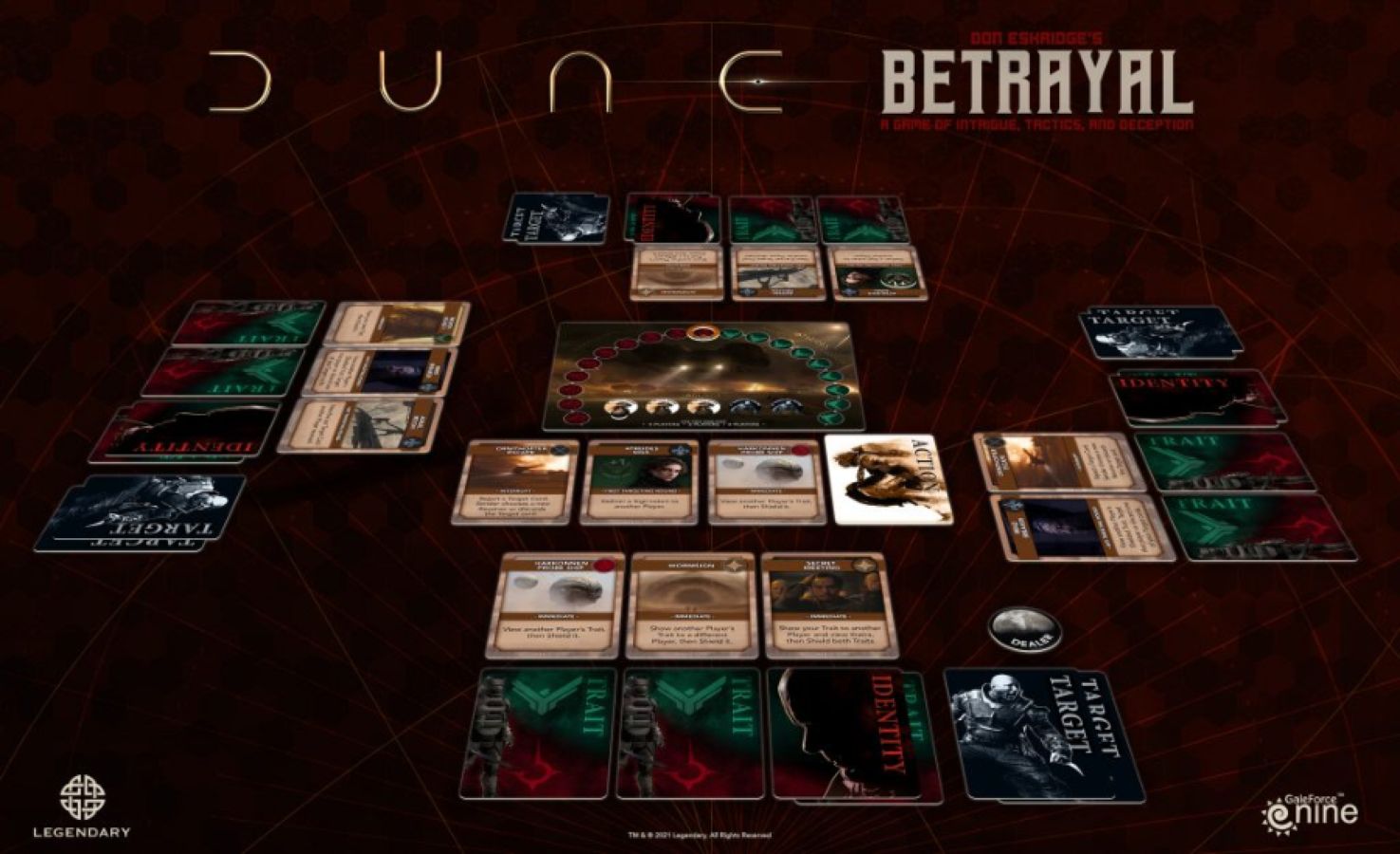 Dune (2021) - Betrayal Card Game | Ikon Collectables