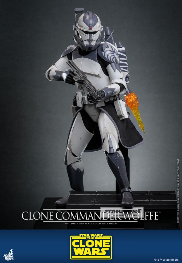 Star Wars - Clone Commander Wolffe 1:6 Scale Collectable Action Figure ...