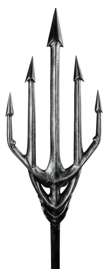 Justice League (2017) - Aquaman's Trident with Treasure Chest Life-Size ...