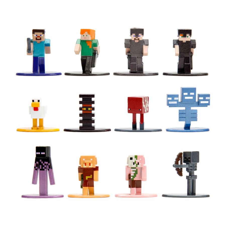 Minecraft - Cliffs & Caves Nano Metalfigs Blister Assortment | Ikon ...