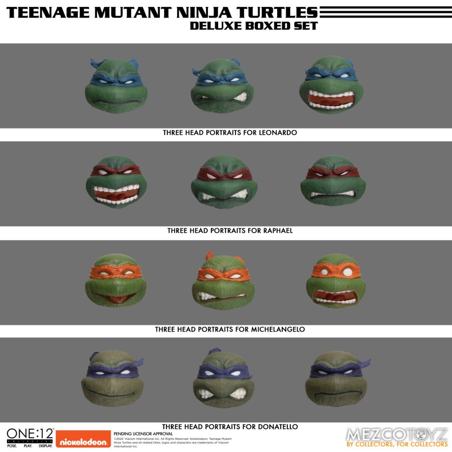 One:12 Collective Teenage Mutant Ninja Turtles Deluxe Boxed Set