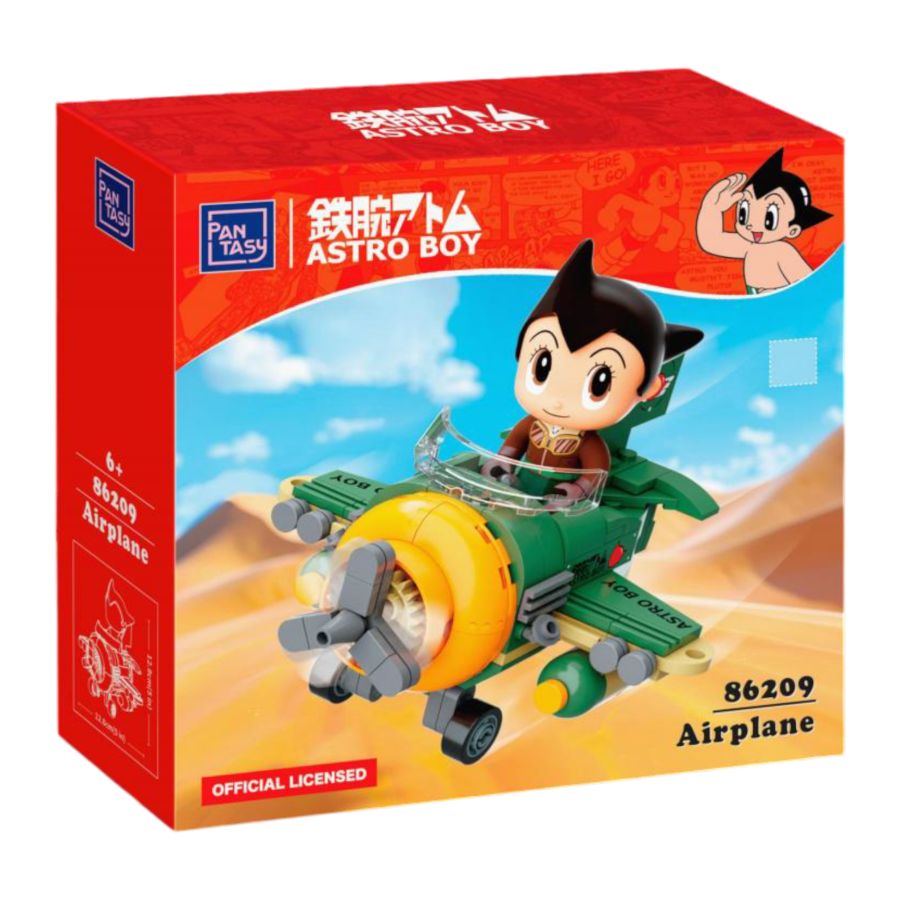 Astro Boy - Astro Boy in Airplane Construction Set (161pcs) | Ikon ...