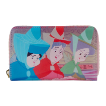 Sleeping Beauty - Princess Scene Zip Purse