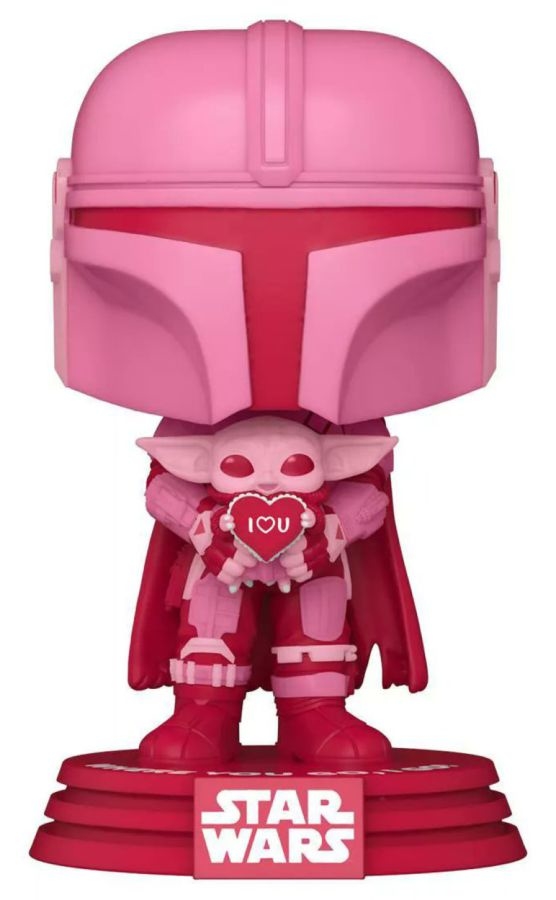 Star Wars - The Mandalorian with Grogu Valentine US Exclusive Pop ...