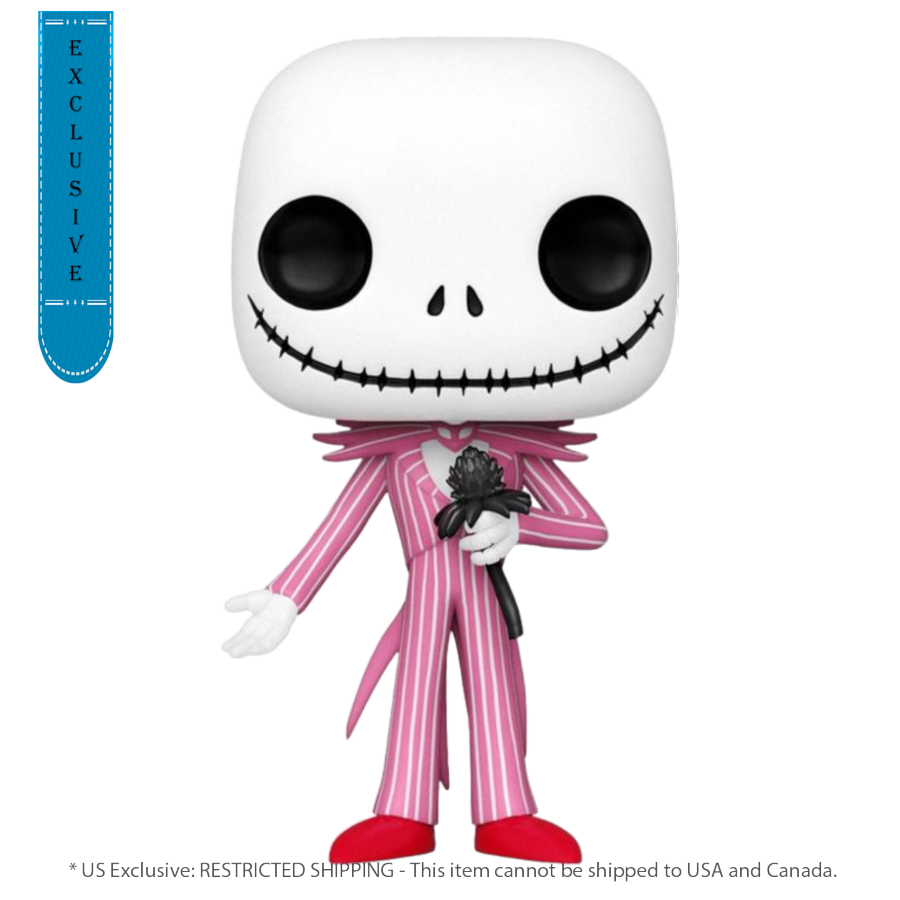 The Nightmare Before Christmas - Jack with Pink & Red Suit US Exclusive Pop! Vinyl [RS]