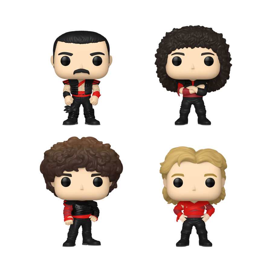 Queen - Radio Gaga Pop! 4-Pack | Ikon Collectables