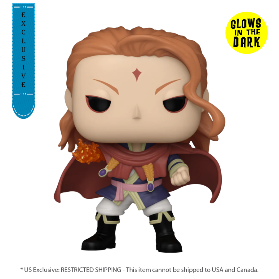 Black Clover - Fuegoleon US Exclusive Glow Pop! Vinyl [RS]