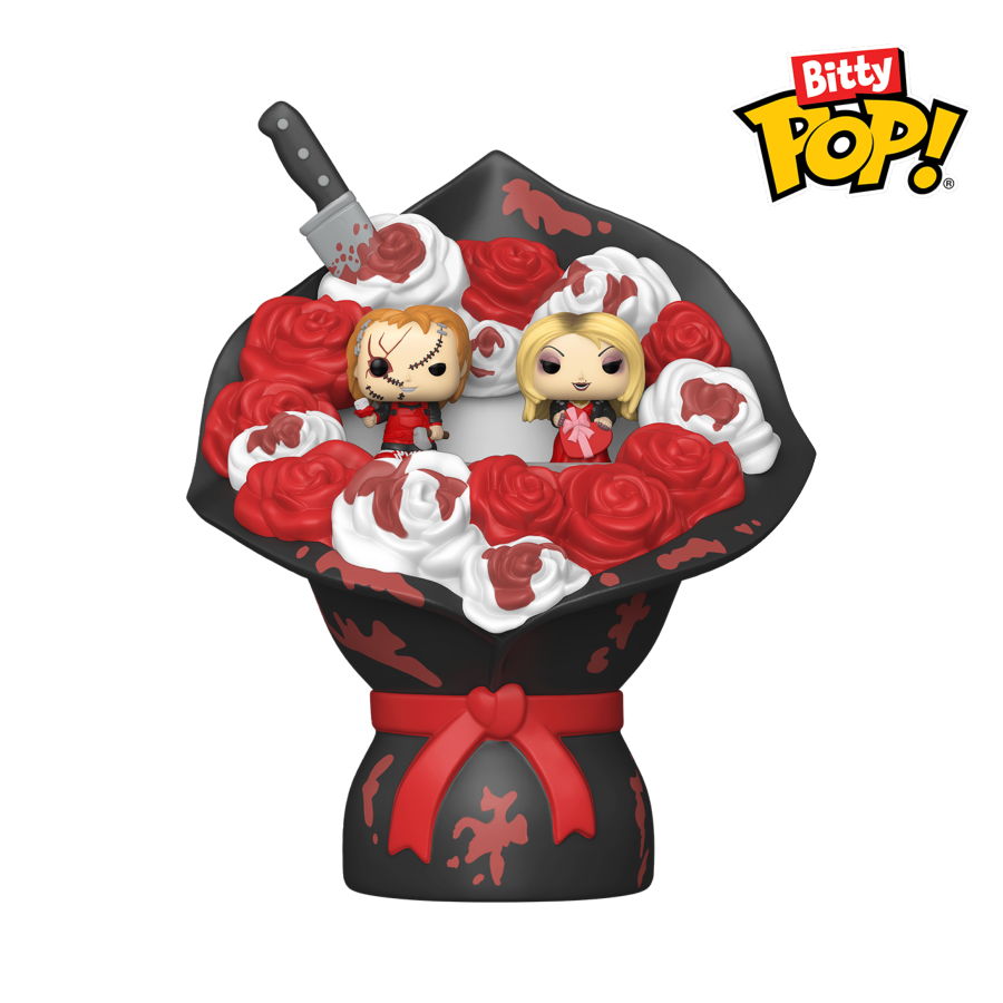 Child's Play - Chucky & Tiffany Valentines Bitty Pop! Bouquet 2-Pack ...