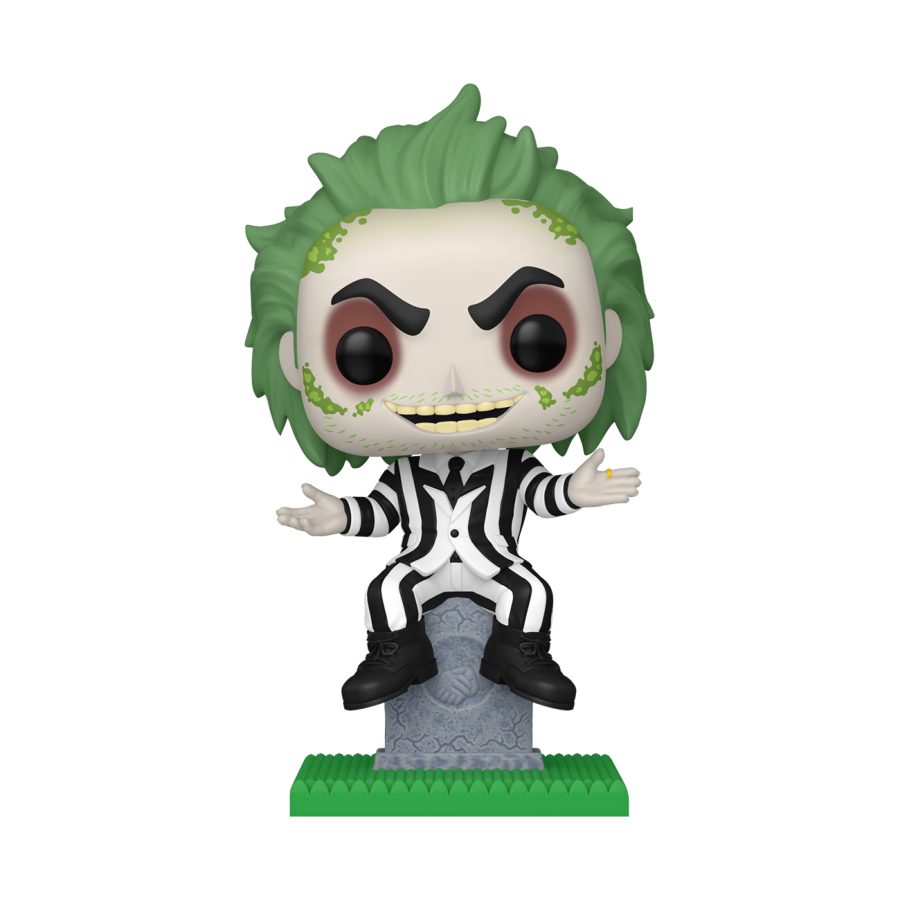 Beetlejuice - Beetlejuice on Tombstone Pop! Vinyl | Ikon Collectables