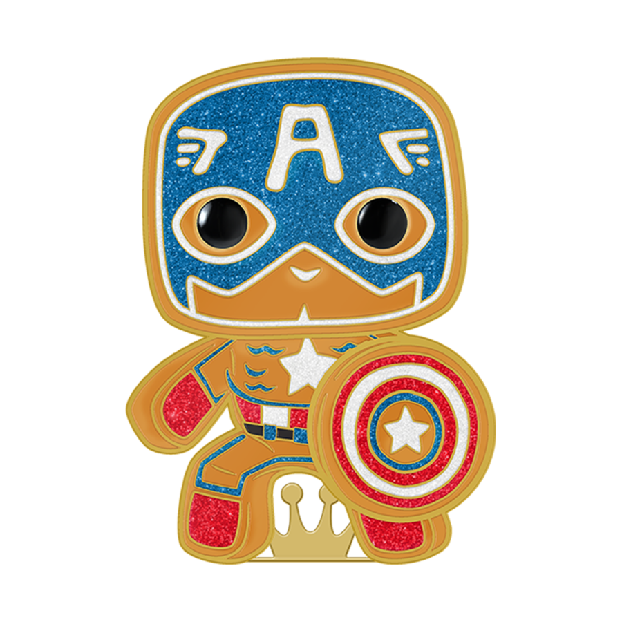 Marvel Comics - Captain America Gingerbread Enamel Pop! Pin