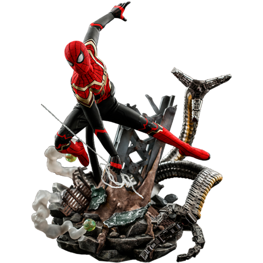 Spider-Man: No Way Home - Spider-Man Integrated Suit Deluxe 1:6 Scale 12 inch Action Figure