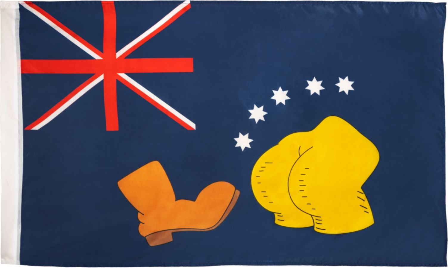 The Simpsons Bart Vs Australia Replica Flag Ikon Collectables 2548