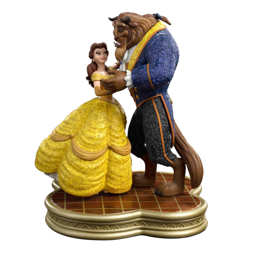 Beauty and the Beast (1991) - Belle & Beast 1:10 Scale Statue | Ikon ...