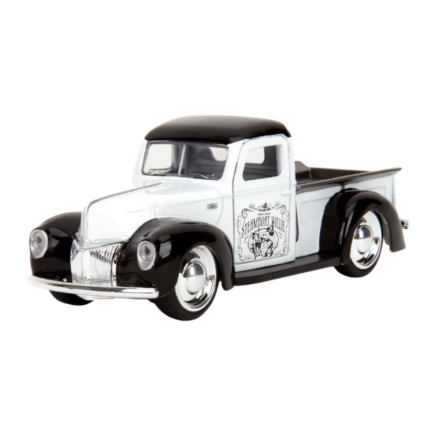 Disney 132 Steamboat Willie 1941 Ford Pickup Diecast Vehicle Ikon