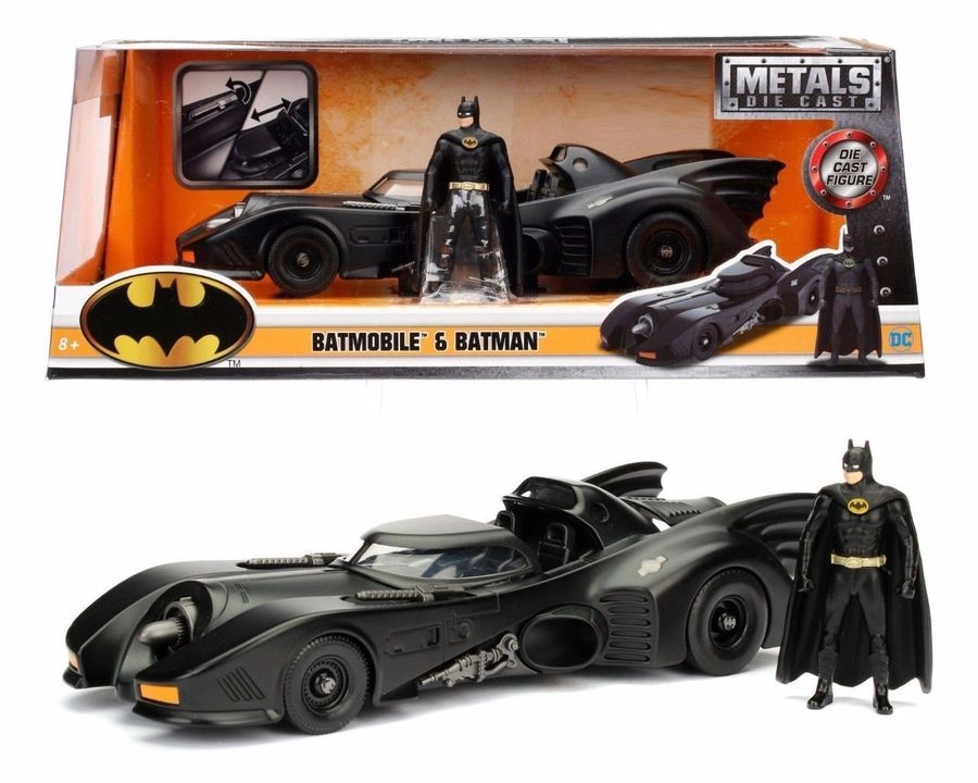 Batman (1989) - Batmobile 1:24 with Batman | Ikon Collectables