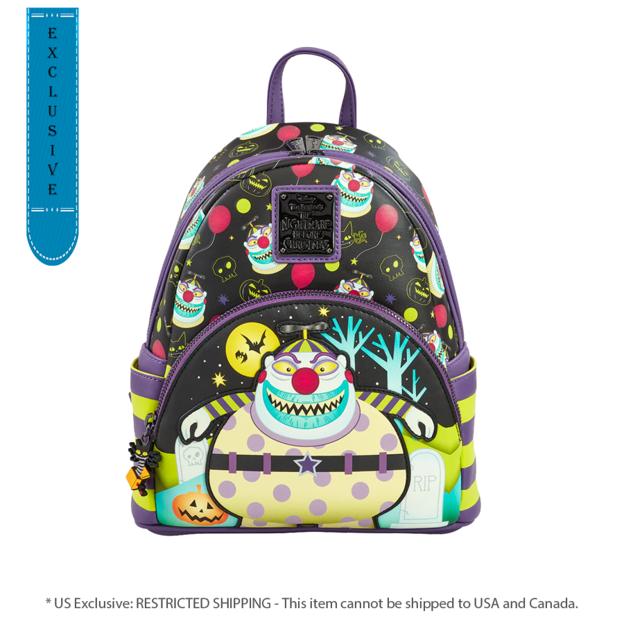 The Nigtmare Before Christmas - Clown US Exclusive Mini Backpack [RS]