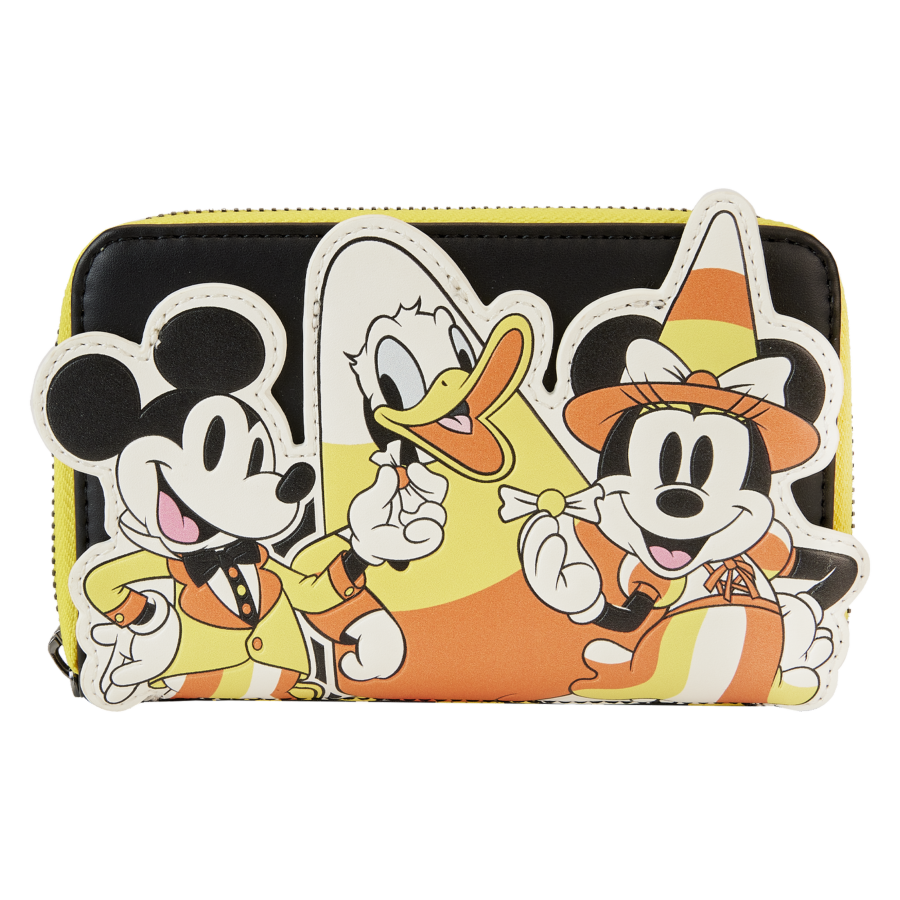 Disney Mickey & Friends Candy Corn Zip Around Wallet Ikon Collectables