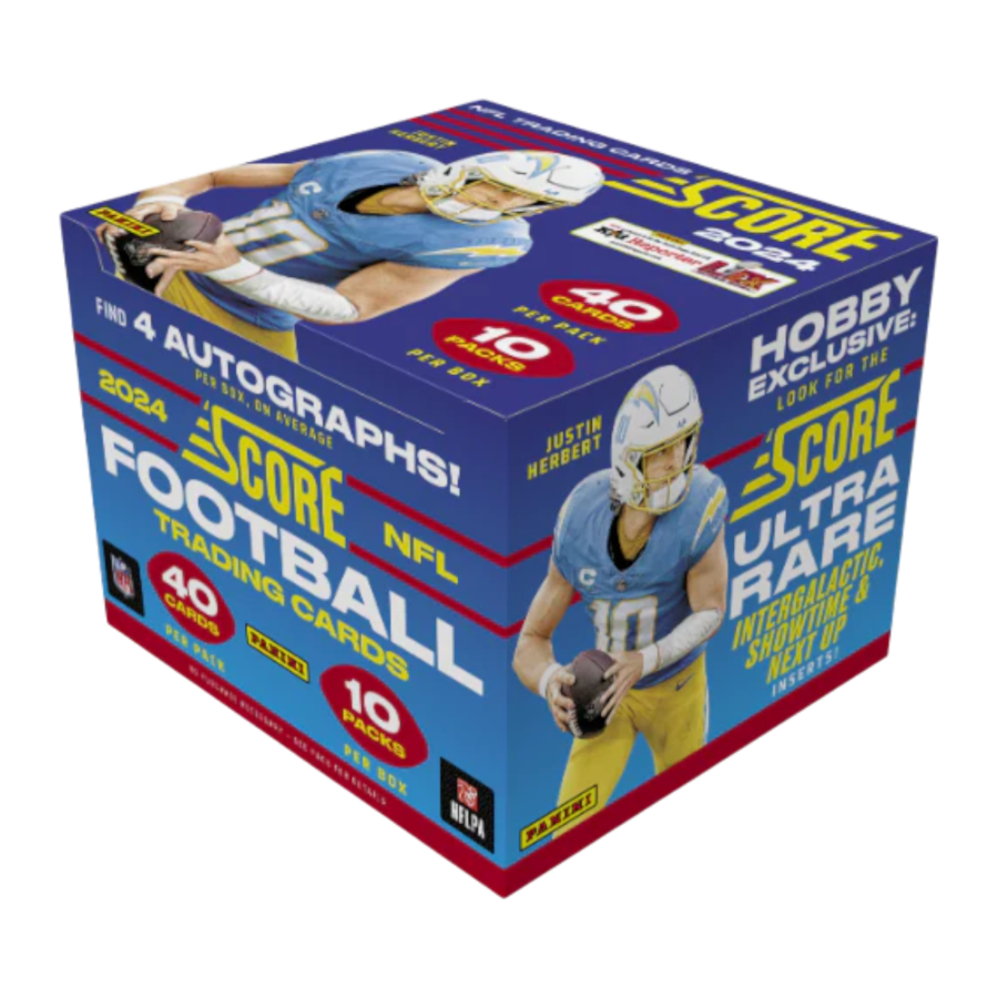 NFL 2024 Score Hobby Football Trading Cards (Display of 10) Ikon