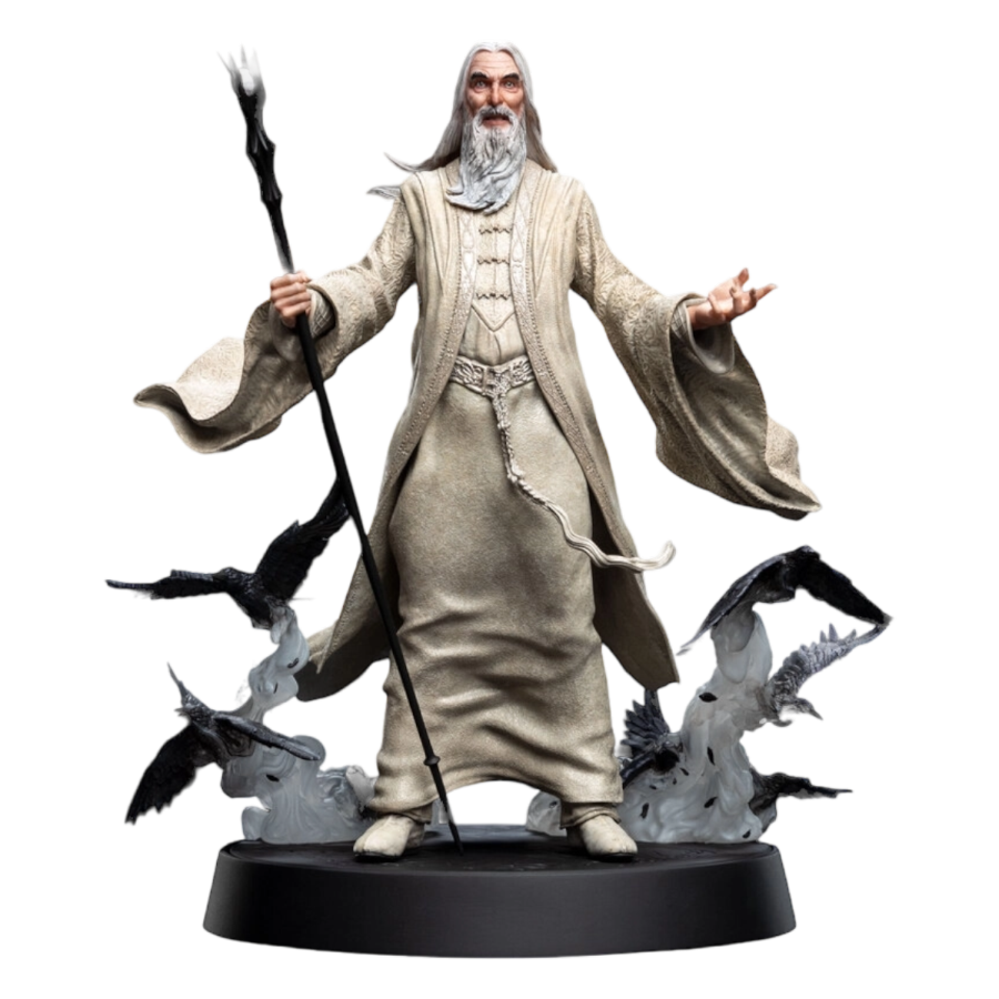 The Lord of the Rings - Saruman the White Figure of Fandom Statue ...